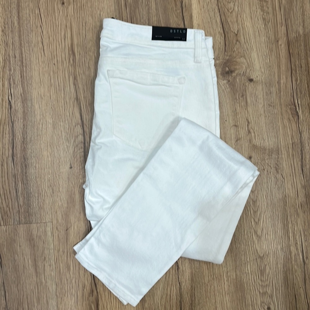 White Denim Jeans Mid-Rise Skinny Jeans 32-30 NWT DSTLD